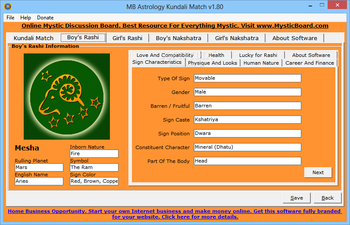 MB Astrology Kundali Match (formerly MB Free Astrology Kundali Match) screenshot 3