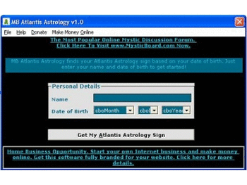 MB Atlantis Astrology screenshot