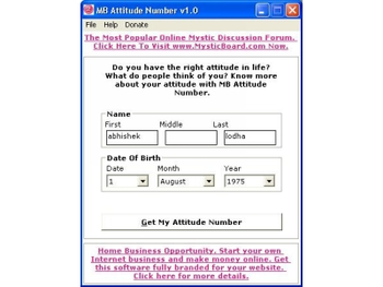 MB Attitude Number screenshot