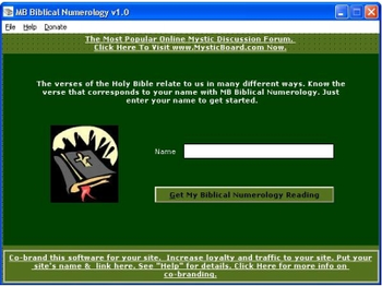 MB Biblical Numerology screenshot