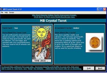 MB Crystal Tarot screenshot