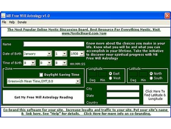 MB Free Will Astrology screenshot