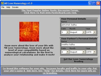 MB Love Numerology screenshot