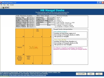 MB Mangal Dosha screenshot