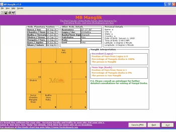 MB Manglik screenshot