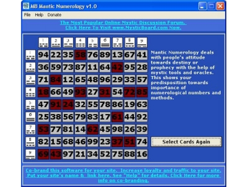 MB Mantic Numerology screenshot
