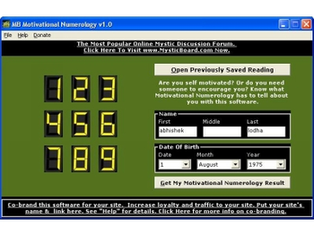 MB Motivational Numerology screenshot