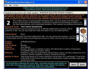 MB Rudraksha Numerology screenshot