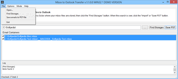 Mbox to Outlook Transfer screenshot 2