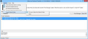 Mbox to Outlook Transfer screenshot 3