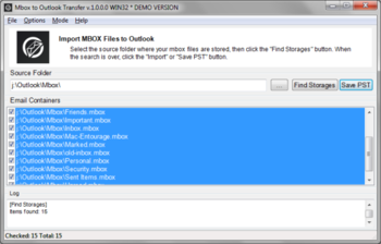 MBOX to Outlook Transfer screenshot 3