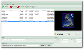 MBS Audio Converter screenshot