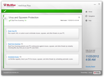 McAfee AntiVirus Plus screenshot 2