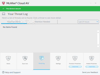 McAfee Cloud AV screenshot 3