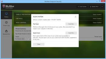 McAfee Endpoint Security screenshot 3