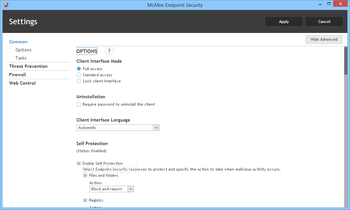 McAfee Endpoint Security screenshot 6