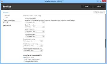 McAfee Endpoint Security screenshot 8