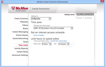 McAfee Family Protection screenshot 8
