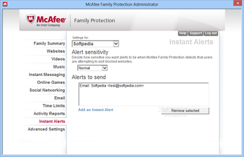 McAfee Family Protection screenshot 9