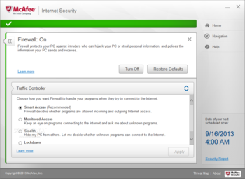McAfee Internet Security screenshot 14