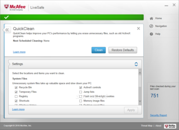 McAfee LiveSafe screenshot 18