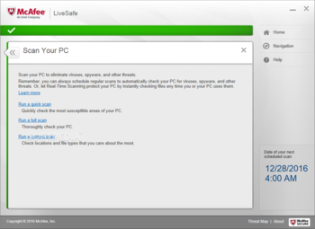 McAfee LiveSafe screenshot 4
