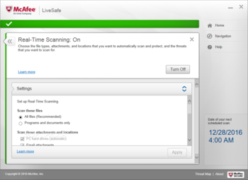 McAfee LiveSafe screenshot 8