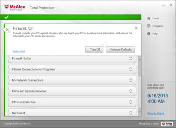 McAfee Total Protection screenshot 10