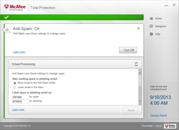McAfee Total Protection screenshot 14