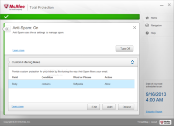 McAfee Total Protection screenshot 15