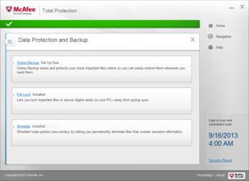 McAfee Total Protection screenshot 18
