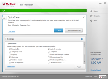 McAfee Total Protection screenshot 23