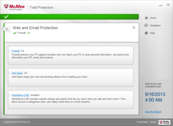 McAfee Total Protection screenshot 5