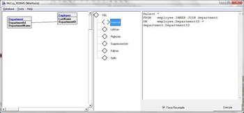McCoy_RDBMS screenshot