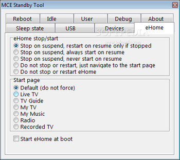 MCE Standby Tool screenshot 8