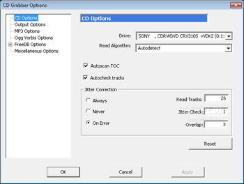 McFunSoft Audio CD Grabber screenshot 2