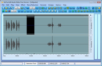McFunSoft Audio Editor screenshot