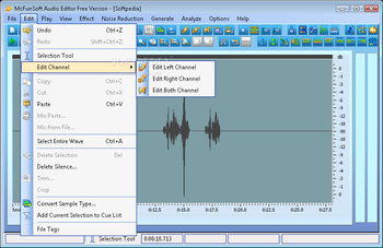 McFunSoft Audio Editor screenshot 2