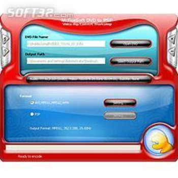 McFunSoft DVD to PSP Video Rip/Convert Workshop screenshot 2