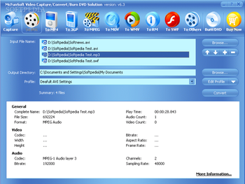 McFunSoft Video Solution screenshot