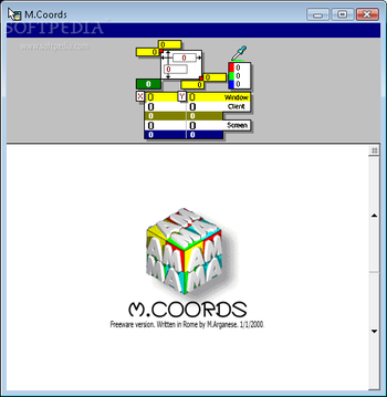 MCoords screenshot