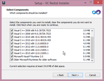McRip VC Redist Installer screenshot