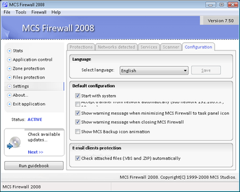 MCS Firewall 2008 screenshot 6