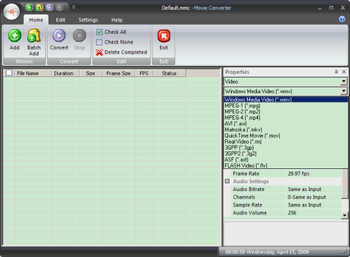 McSee Movie Converter screenshot