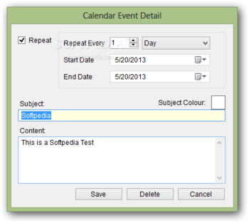 MCTA Calendar Free Edition screenshot 4