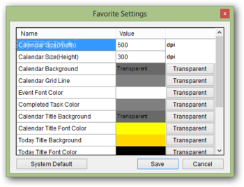 MCTA Calendar Free Edition screenshot 6