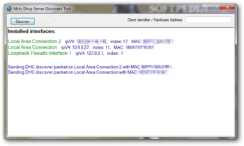 Mctv Dhcp Server Discovery Tool screenshot