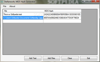 MD5 Hash Generator screenshot