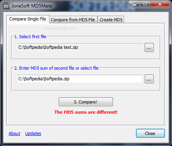 MD5Mate screenshot