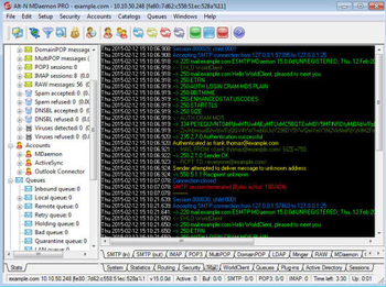 MDaemon Server screenshot